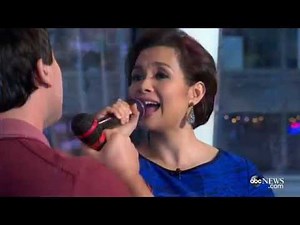 Lea Salonga and Brad Kane perform "A Whole New World" for the 25th anniversary of Disney's 'Aladdin'