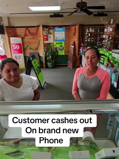 Customer Cashes Out on Brand New Phone