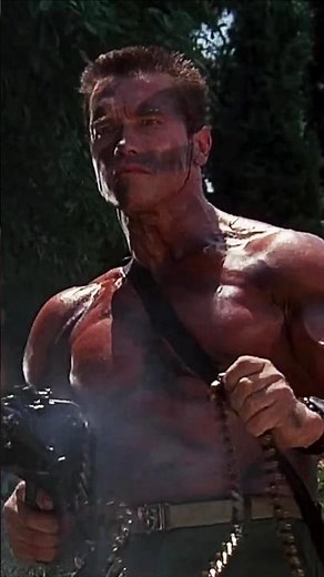Arnold Schwarzenegger Turns Shed into Arsenal in Commando