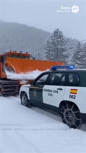 Jaranor Films on Instagram: "Quitanieves choca guardia civil"