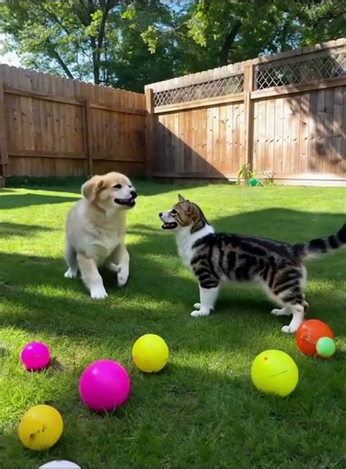 cats vs Dogs #cartoon #ai #funny #trending #viral