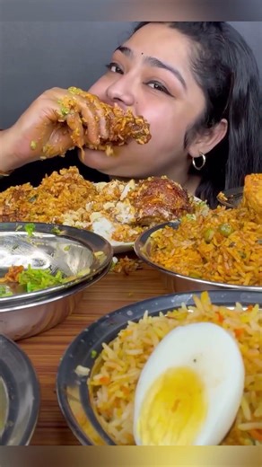 Maddyeats eating rice and chicken big bites challenge #mukbang #maddyeats #asmr #bigbites