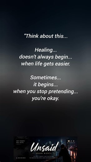 "Think about this...