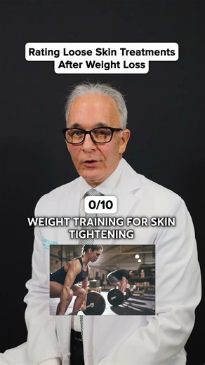 Rating weight loss skin treatments from 1 to 10. #shorts #weightloss #rating #plasticsurgeon