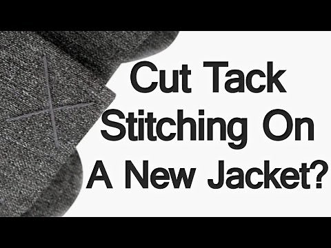 Should You Cut Pocket Stitching On A New Suit Jacket? | Purpose of Tack Stitching Suits