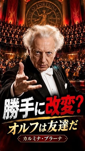 勝手に変えた？ 友達だからだ。《カルミナ・ブラーナ》
