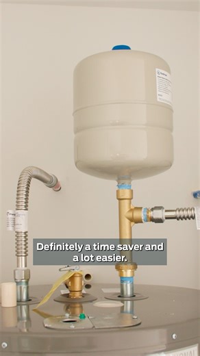 SharkBite Plumbing Solutions | When installing a new water heater, make the job easier by using a SharkBite PRV and expansion fittings with an @eastman.plumbing thermal... | Instagram