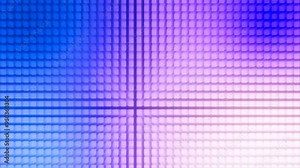 Pixel LCD screen, retro computer animation. Cubes digital screen texture, smooth moving gradient light pattern background. New quality dynamic motion vintage colorful retro animation