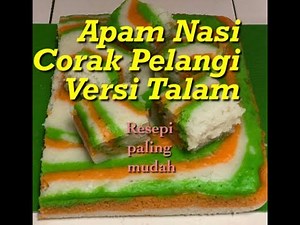 Apam Nasi | Steamed Rice Cake | Resepi Mudah cara Sna Mk