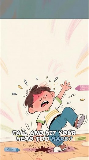 What Happens If You Hit Your Head Too Hard #HealthFacts #InfographicShorts #SmartIn60Seconds
