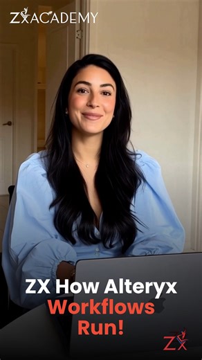Zx Academy on Instagram: "How Does an Alteryx Workflow Run? Click Run in Alteryx… but do you know what REALLY happens next? This video reveals how an Alteryx workflow runs behind the scenes to deliver fast and accurate analytics results. In this video, you’ll learn about: • How Alteryx executes tools step by step • What happens when you click the Run button • How data flows through an Alteryx workflow • How errors and dependencies are handled • Why Alteryx workflows are faster than manual proces