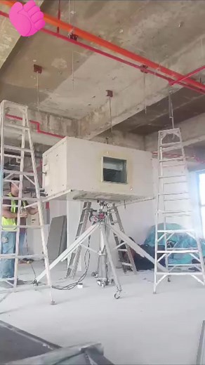Air Conditioning Installation at Construction Site