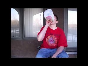 Milk Challenge Feat Projectile Vomiting