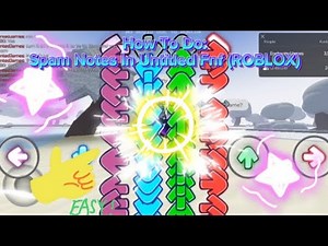 How to Do Spam Notes In Untitled Fnf (ROBLOX) Easy!! !!