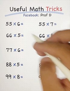 80K views · 2.8K reactions | Fast Math Trick - Easy Method! | Prof D | Facebook