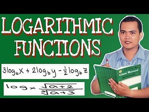 How to Solve Logarithmic Functions | Dave Jeffrey Camposano