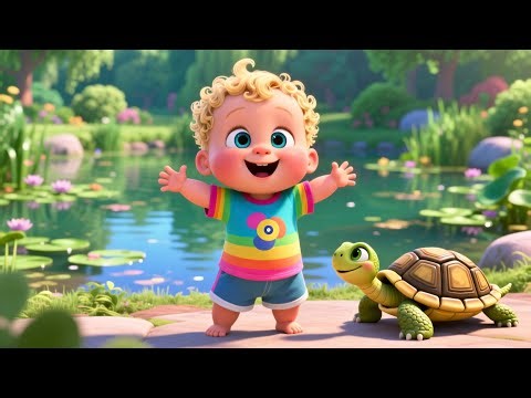 Turtly Pond Counting Song 🐢🌊 | Learn 123 for Kids | Fun Counting Adventure