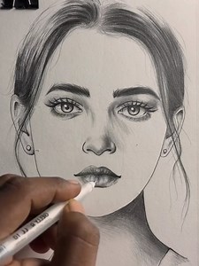 Mesmerizing 🥰💯 trick for face drawing #art #artist #drawing | Abhishek Art