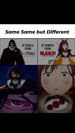 The Ultimate Eye Abilities! 👁️🔥 | Bleach x Re:Zero Meme | Yhwach & Shaula #anime #shorts