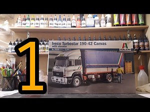 Italeri 1:24 Iveco Turbostar 190-42 (Full Build Video Part 1)