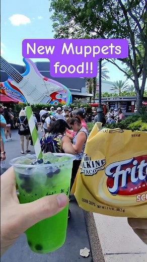 NEW Muppet Food Preview! Trying Pond Water Limeade & Nachos at Disney's FØØD by Swedish Chef! #wdw