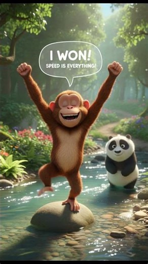 Speed vs Kindness – A Beautiful Panda & Monkey Story | Episode 1