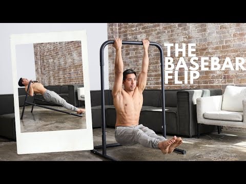 The BaseBar Flip | Quick setup dual-height pull-up bar