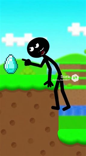 a STICKMAN want to eats egg #stickman #minecraft #minecraftjokes #shorts