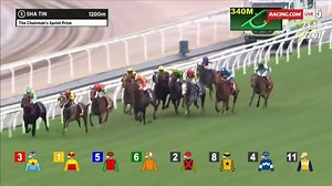 Hughieeeeee 👌 The star Aussie guides Invincible Sage straight past California Spangle in the G1 Chairman's Sprint Prize 💥 | Racing.com