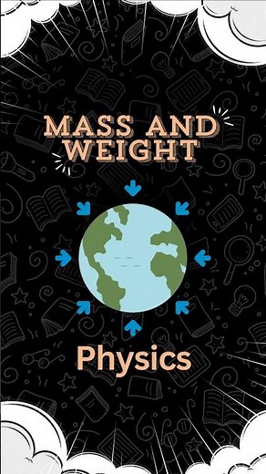 Mass vs Weight | IGCSE | GCSE | Edexcel #oneminutelearning 44 #physics Revision