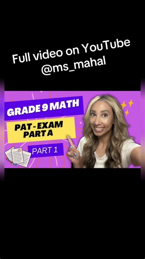 Math Part A is TOMORROW! 💥 Full breakdown of the practice exams is up and ready — don’t wait! Let’s go Alberta! #PATmath #AlbertaEducation #ABschools #YYCstudents #YEGstudents #YQL #CalgaryStudents #EdmontonStudents #LethbridgeLife #Grade9Math #MathTok #StudyTok #PartAready