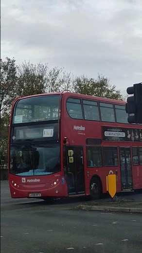 LK58 KFX TE921 Metroline Bus Driver Training at Harlington Road