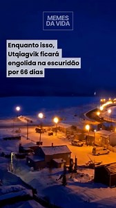 Utqiagvik, a cidade mais ao norte dos Estados Unidos, acaba de entrar novamente em um dos fenômenos mais impressionantes do Ártico. Desde 18 de novembro, o sol se despediu do horizonte e só voltará a aparecer em 22 de janeiro de 2026. É o início da famosa noite polar, um período no qual a luz do dia simplesmente deixa de existir. ❄️ Durante mais de dois meses, os moradores vivem sem o nascer do sol. O céu permanece mergulhado em escuridão, iluminado apenas por um leve brilho de crepúsculo por al