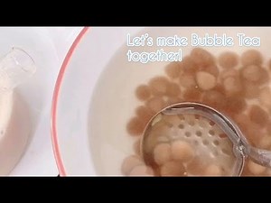 How To Homemade Tapioca Pearls | Bubble Tea | Boba - DIY Simple And Easy Recipe