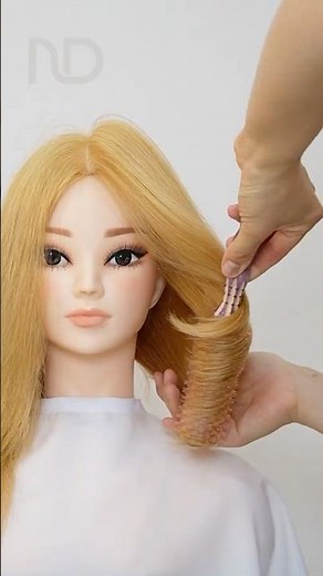 ⭐ND LAB - C Curl blow dry