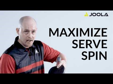 How to Generate MAX Spin on Your Table Tennis Serves | JOOLA Skills