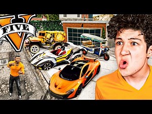 ROBANDO COCHES de FREE FIRE en GTA 5! 🚘🔫 (Mods)