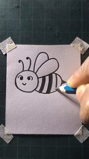How to draw a bee | All About Art