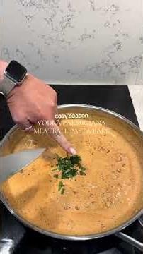 Vodka parmigiana meatball pasta bake - cosy season Ingredients: Conchiglie pasta - I used 15 jumbo