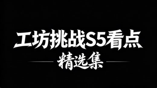 【S5工坊榜一】极致的操作，华丽的谢幕