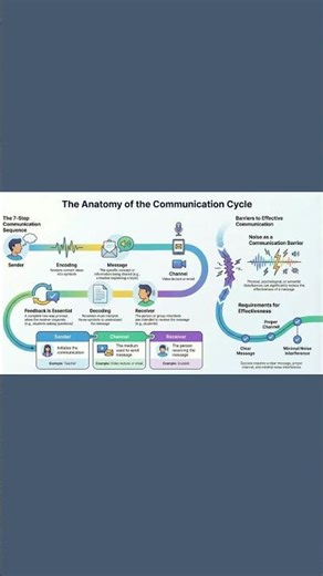 Communication Cycle Explained🔥 | UGC NET Paper 1 | Sender to Feedback #shorts #youtubeshorts