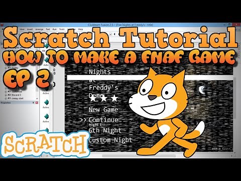 Office And Darkness Overlay | How To Make A FNAF Game In Scratch | Ep 2