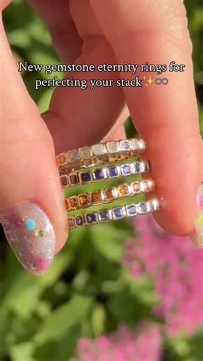 3.2K views · 14 reactions | Our bestselling stacking bands, now available in 4 additional gemstones  | Local Eclectic | Facebook