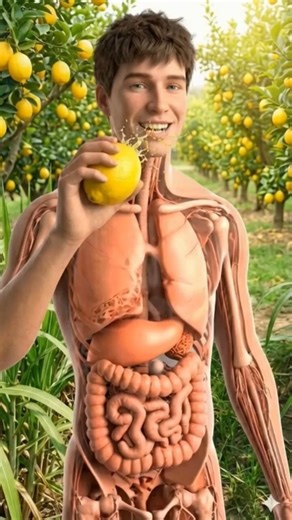 You Eat Lemon— This Happens Inside Your Body! 🍋/ 3D Animation