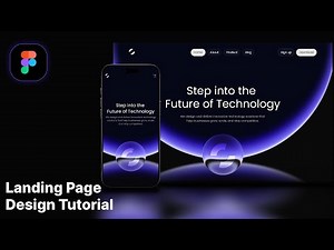 Designing a Modern Landing Page Hero Section from Scratch | UI/UX Tutorial