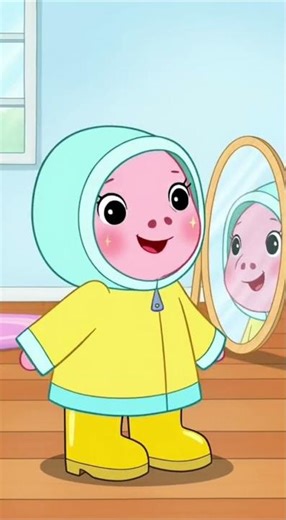 🐽Momo Loves Rainy Day 🌧️ | Kids Animation | The Momo World