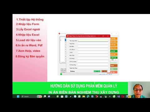 Software for Managing the Printing of Construction Acceptance Reports