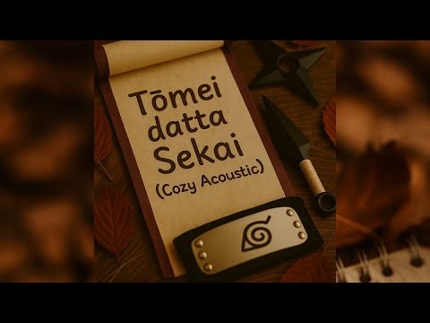 Naruto Shippuden OP7 (80 BPM) Cozy Acoustic Cover – 透明だった世界（Tōmei Datta Sekai） | 秦基博（Motohiro Hata