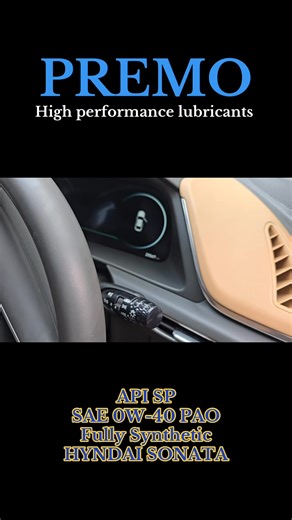 PREMO elite API SP 0w-40 is a top-of-the-line Poly Alfa Olefin (PAO) based engine oil for modern gasoline-powered engines of vehicles produced by American, European, Japanese & South Korean manufacturers with and without a turbocharger – Exceptional fuel savings due to the reduced HTHS viscosity and optimal antifriction properties. – A low-viscosity synthetic base PAO and a high-efficiency additive package ensure a steady cold start in the harshest conditions thus reducing the startup wear of th