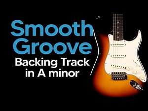 Soulful Groove Guitar Backing Track I Minor Blues Jam Track in Am 100bpm